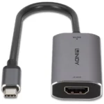 Lindy Μετατροπέας USB-C male σε HDMI female Γκρι 1τμχ 43327