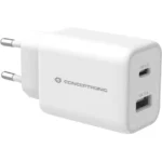 Conceptronic Φορτιστής Χωρίς Καλώδιο με Θύρα USB-A και Θύρα USB-C 33W Power Delivery Λευκός (ALTHEA11W)