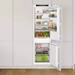 Bosch Εντοιχιζόμενος Ψυγειοκαταψύκτης 260lt NoFrost Υ177.2xΠ54.1xΒ54.8εκ. Λευκός KIN86VFE0