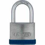 Abus Μπρούτζινο Λουκέτο Πέταλο με Κλειδί 47mm Ασημί 77562