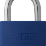 Abus T65AL Ατσάλινο Λουκέτο Πέταλο με Κλειδί 62mm Μπλε T65AL blu