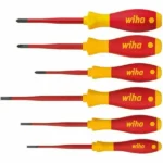 Wiha Σετ 6 Κατσαβίδια Ηλεκτρολόγου 1000V με 6 Εναλλασσόμενες Μύτες 38362