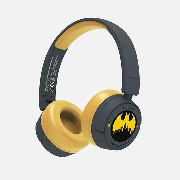 20220622162711_otl_dc_comics_batman_gotham_city_kids_asyrmata_bluetooth_on_ear_paidika_akoustika_me_24_ores_leitourgias_mayra OTL DC Comics Batman Gotham City Kids Ασύρματα / Ενσύρματα Παιδικά On Ear Ακουστικά με 24 ώρες Λειτουργίας Μαύρα - Image 1