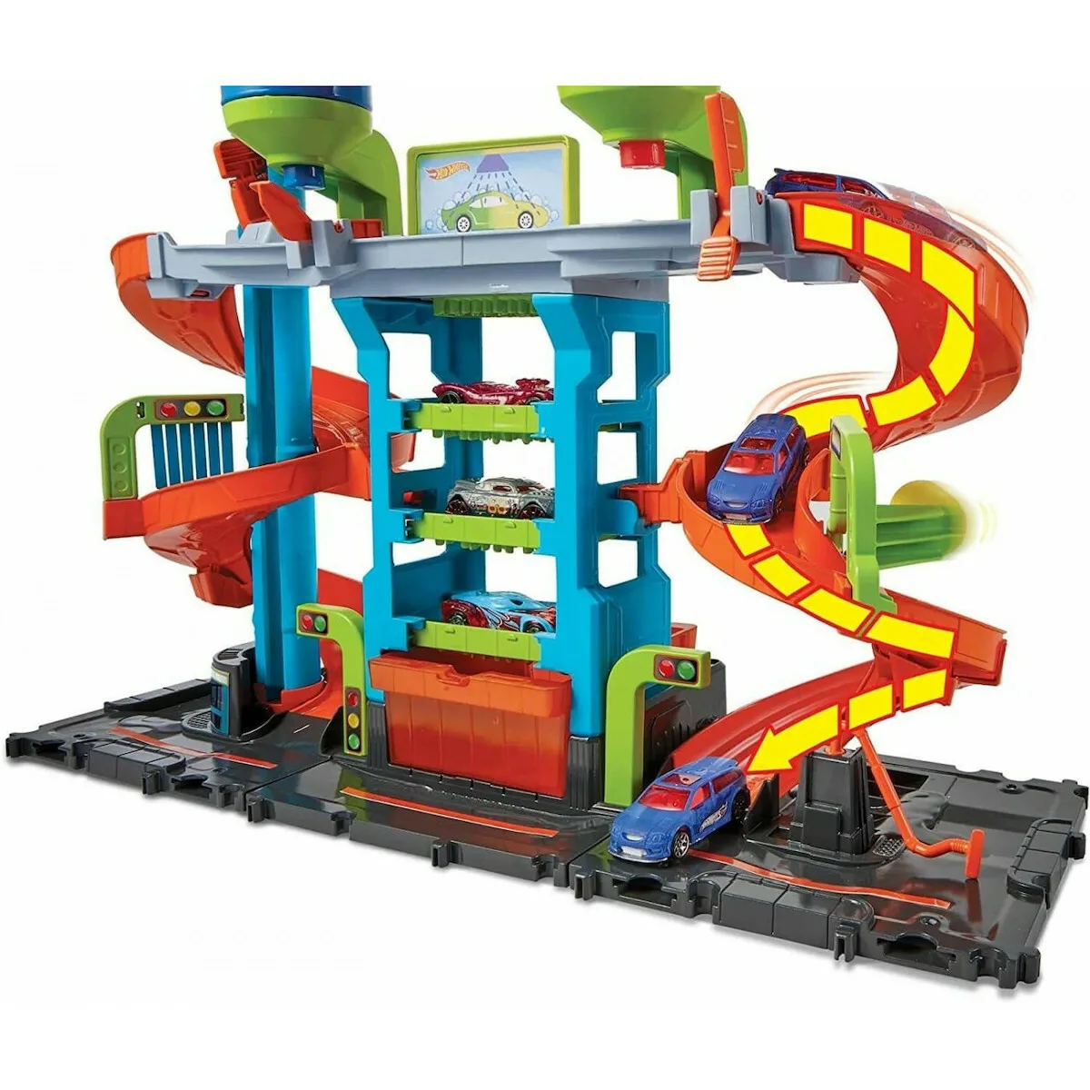 20220622170544_3ab8cbc0 Hot Wheels Mega Πλυντήριο Χρωμοκεραυνών Γκαράζ 1:64 για 4+ Ετών - Image 1