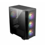 MSI MAG Forge M100A Gaming Micro Tower Κουτί Υπολογιστή με RGB Φωτισμό Μαύρο