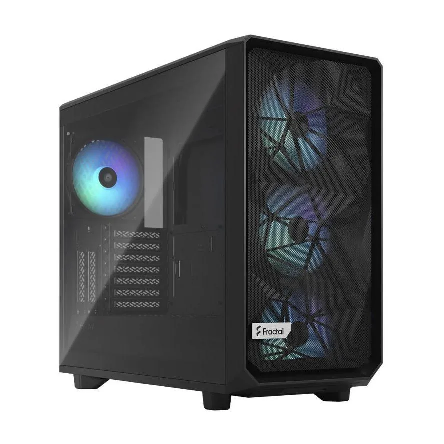 Fractal Design Meshify 2 Lite Gaming Midi Tower Κουτί Υπολογιστή με Πλαϊνό Παράθυρο RGB Black TG Light Tint - Image 1
