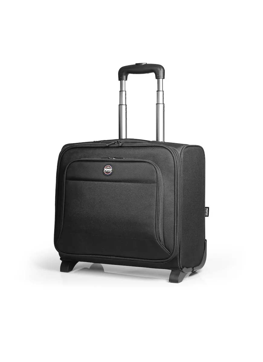 Port Designs Hanoi II Τσάντα Laptop 15.6" με Ροδάκια σε Μαύρο χρώμα - Image 1