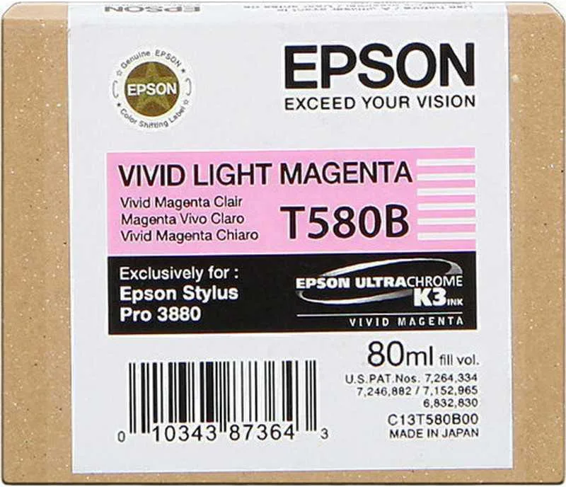 20220627164936_epson_t580b_melani_ektypoti_inkjet_anoichto_matzenta_c13t580b00 Epson T580B Γνήσιο Μελάνι Εκτυπωτή InkJet Ανοιχτό Ματζέντα (C13T580B00) - Image 1