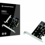 Conceptronic Κάρτα PCIe σε 2 θύρες M.2 (EMRICK04B)