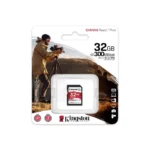 Kingston Canvas React Plus SDHC 32GB Class 10 U3 V90 UHS-II