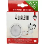 Bialetti Ανταλλακτικό Φίλτρο Καφετιέρας & 3 Φλάντζες για 1 Μερίδα 0800031