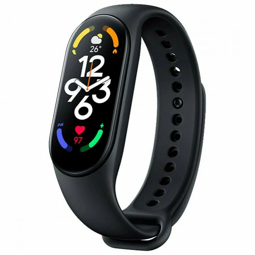20220630114405_xiaomi_smart_band_7_adiavrocho_me_palmografo_mayro Xiaomi Smart Band 7 Αδιάβροχο με Παλμογράφο Μαύρο - Image 1