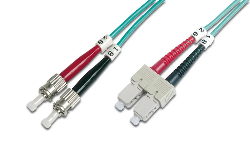 Digitus Καλώδιο Οπτικής Ίνας SC/UPC-SC/UPC 1m Τιρκουάζ 1τμχ DK-2512-01/3 - Image 1