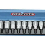 Gedore Καρυδάκια με Μύτες Allen και Καρέ Υποδοχής 1/2'' Σετ 9τμχ 6156250