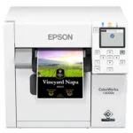 Epson ColorWorks Εκτυπωτής Ετικετών Inkjet USB, Wi-Fi, Ethernet 1200 dpi Έγχρωμος C31CK03102BK