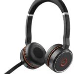 Jabra Evolve 75 SE Link 380a MS Stereo Ασύρματα On Ear Multimedia Ακουστικά με μικροφωνο και σύνδεση Bluetooth