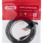 Unitek Flat Cable HDMI male - HDMI male 5m Μαύρο C11063BK-5M