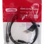 Unitek Flat Cable HDMI male - HDMI male 2m Μαύρο C11063BK-2M