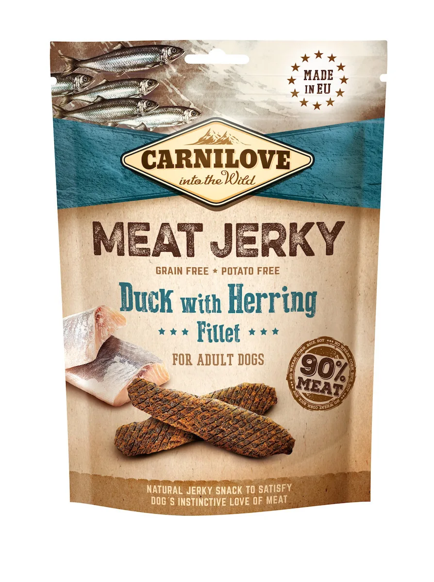 Carnilove Meat Jerky Λιχουδιές Σκύλου με Ρέγγα 100gr - Image 1