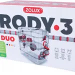 Zolux Rody 3 Duo Κλουβί Μικρών Ζώων Κόκκινο