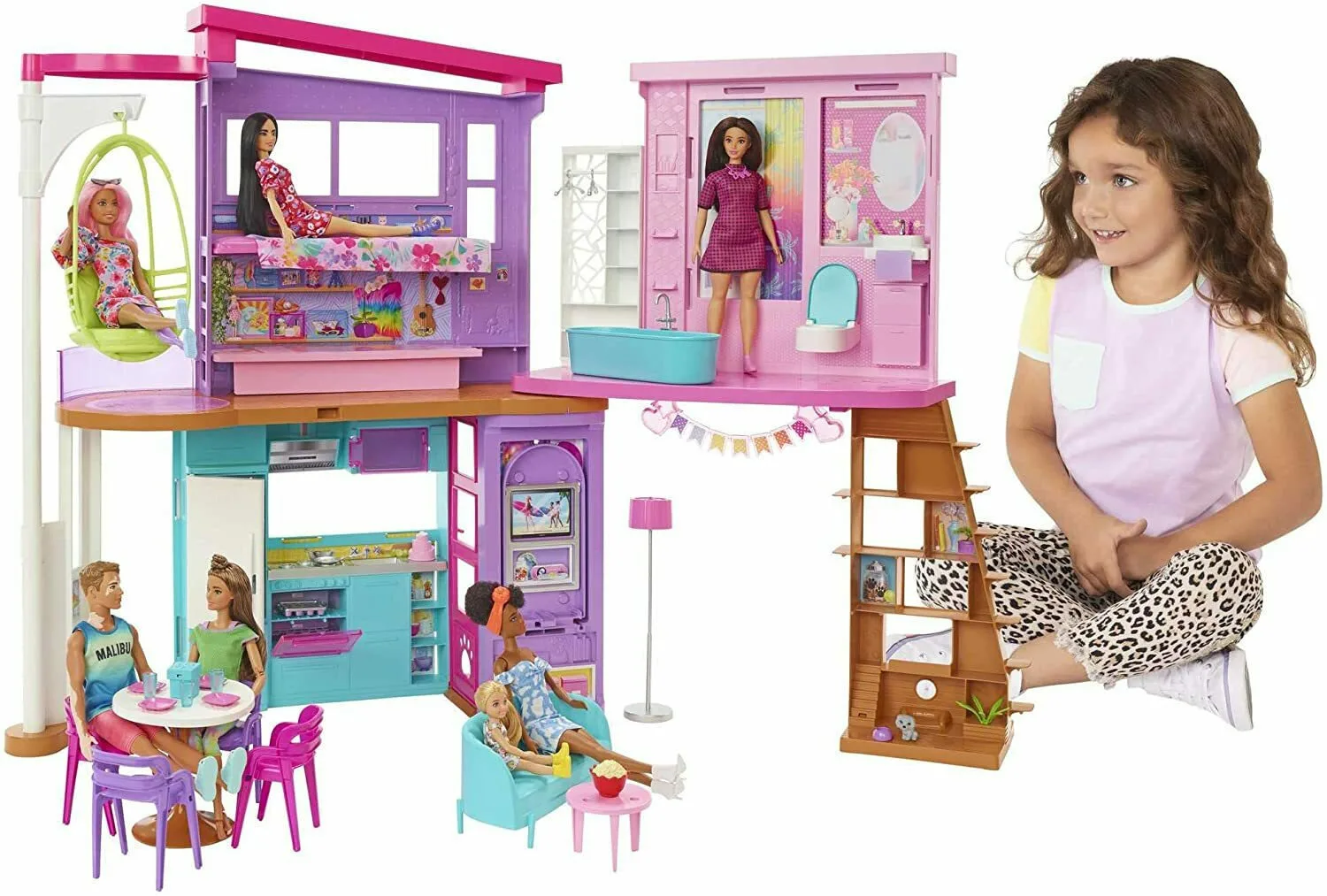 20220714094939_eace3a52 Barbie Vacation House Πλαστικό Κουκλόσπιτο HCD50 - Image 1