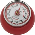 Zassenhaus Αναλογικό Χρονόμετρο Κουζίνας Speed Αντίστροφης Μέτρησης Red 72327