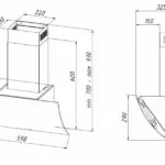 Akpo WK-4 Clarus Eco Απορροφητήρας Καμινάδα 60cm Μαύρος