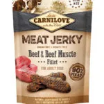Carnilove Meat Jerky Beef & Beef Muscle Fillet Λιχουδιές Σκύλου με Βοδινό 100gr