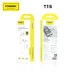 Foneng T15 Earbuds Handsfree με Βύσμα USB-C Λευκό