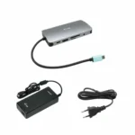 i-tec USB-C Docking Station με HDMI/DisplayPort 4K PD Ethernet και συνδεση 3 Οθονών Ασημί (C31NANOVGA112W)