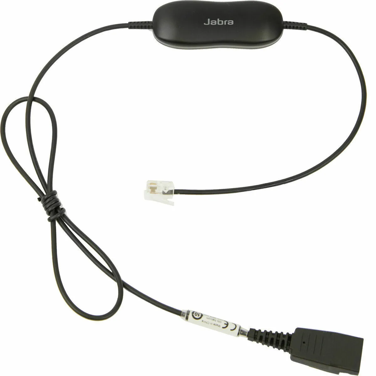 20220722112149_jabra_gn1216_avaya_straight_cord Jabra GN1216 Avaya Straight Cord Καλώδιο Quick Disconnect (QD) (88001-03) - Image 1