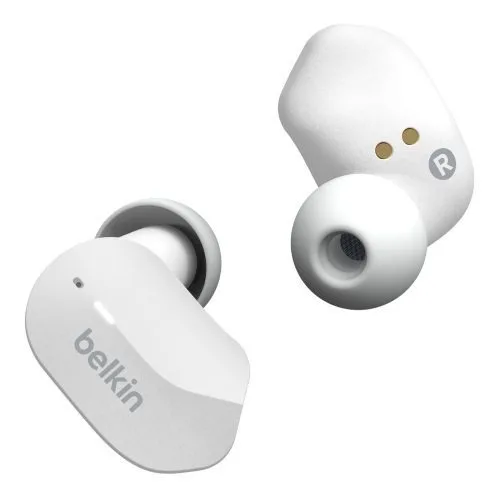 Belkin Soundform Play True In-ear Bluetooth Handsfree Ακουστικά με Αντοχή στον Ιδρώτα και Θήκη Φόρτισης Λευκά - Image 1
