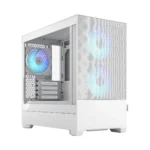 Fractal Design Pop Mini Air Gaming Mini Tower Κουτί Υπολογιστή με Πλαϊνό Παράθυρο και RGB Φωτισμό RGB White TG Clear