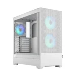 Fractal Design Pop Air Gaming Midi Tower Κουτί Υπολογιστή με Πλαϊνό Παράθυρο και RGB Φωτισμό RGB White TG Clear Tint