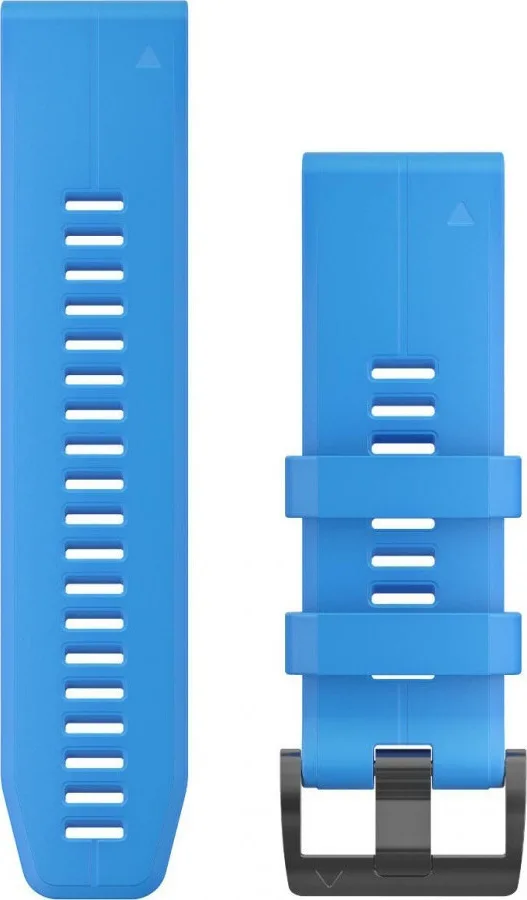 Garmin Λουράκι Σιλικόνης Cyan Blue (Fenix 3 / 5X / 5X Plus / 6X / 6X Pro / 7X / 7X Pro / 8 (51mm)) 010-12741-02 - Image 1