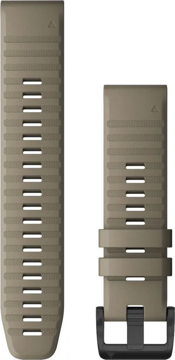 Garmin Quickfit 22 Λουράκι Σιλικόνης Dark Sandstone (Fenix 5 / 5 Plus / 6 / 6 Pro / 7 / 7 Pro / 8 / E (47mm)) 010-12863-02 - Image 1