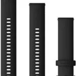 Garmin Λουράκι Σιλικόνης Μαύρο (Forerunner 55/245/645 / Vivoactive 3/5/HR / Venu Sq 2) 010-13021-03