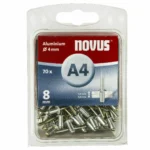 Novus Πριτσίνια Αλουμινίου M4x8mm 045-0032 70τμχ