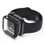 Belkin ScreenForce TemperedCurve Πλαστική Θήκη με Τζαμάκι σε Μαύρο χρώμα για το Apple Watch 45mm