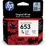 HP 653 Γνήσιο Μελάνι Εκτυπωτή InkJet Πολλαπλό (Color) (3YM74AE)