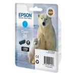 Epson 26 Γνήσιο Μελάνι Εκτυπωτή InkJet Κυανό (C13T26124010 C13T26124012)