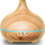 Cecotec Led Συσκευή Αρωματοθεραπείας Υπερήχων Pure Aroma 150 Yang με Χρονοδιακόπτη Καφέ 150ml 05284