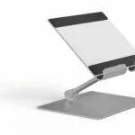 Durable Rise Silver Βάση Tablet Γραφείου σε Ασημί χρώμα