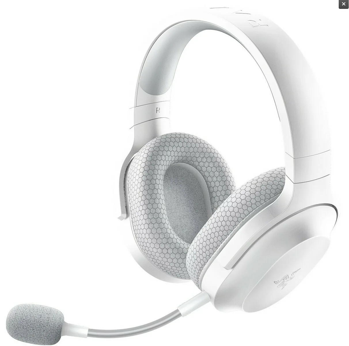Razer Barracuda X Ασύρματο Over Ear Gaming Headset με σύνδεση 3.5mm / USB / Bluetooth Λευκό - Image 1