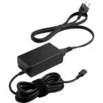 HP Usb-c Power Adapter USB-C Φορτιστής Laptop 65W με Αποσπώμενο Καλώδιο Τροφοδοσίας 1P3K6AA