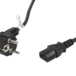 Lanberg IEC C13 - Schuko Cable 10m Μαύρο CA-C13C-11CC-0100-BK