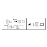 HAMA Βύσμα Coaxial male Λευκό 00205213