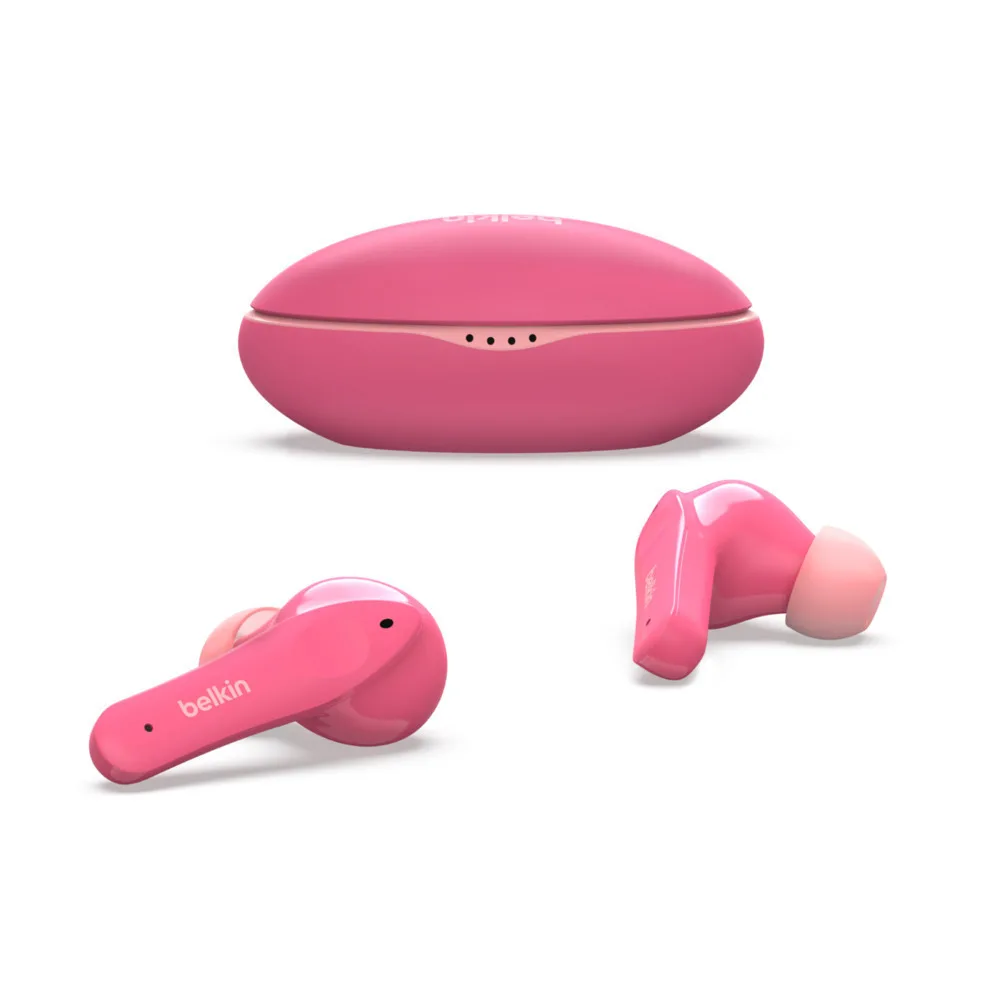 Belkin Soundform Nano In-ear Bluetooth Handsfree Ακουστικά με Αντοχή στον Ιδρώτα και Θήκη Φόρτισης Ροζ - Image 1