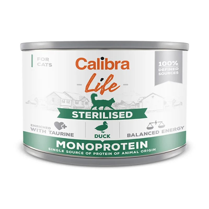 20220819112805_calibra_ygri_trofi_gia_steiromenes_gates_se_konserva_me_papia_200gr Calibra Υγρή Τροφή για Γάτες σε Κονσέρβα με Πάπια 200gr A31-CLLC8608 - Image 1