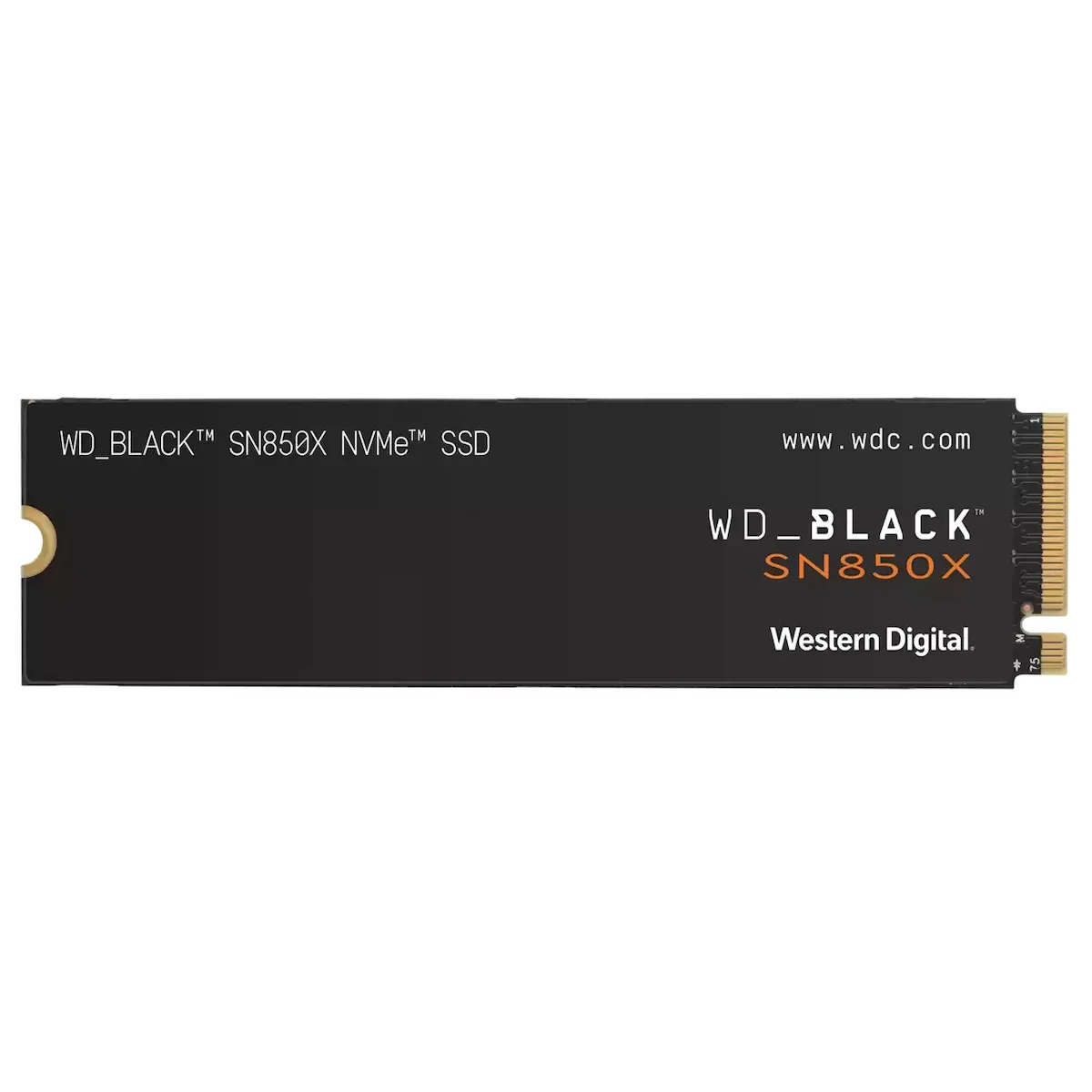 Western Digital Black SN850X W/o Heatsink SSD 1TB τύπου M.2 με σύνδεση PCI Express 4.0 (PS5 Compatible) WDS100T2X0E - Image 1